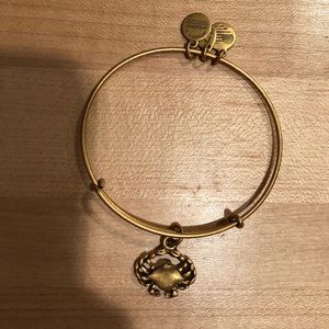 RARE Alex and Ani crab bangle